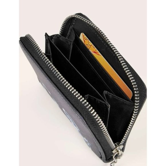 AC/DC Black Cassette Keychain Coin Purse Wallet NEW - Picture 3 of 4